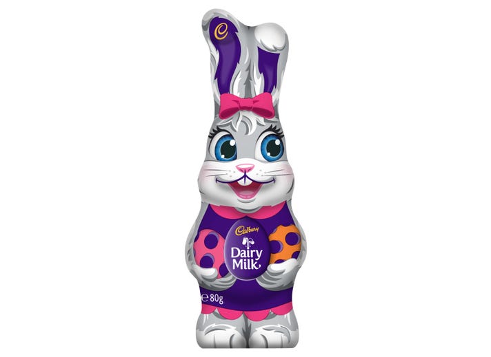 Cadbury Dairy Milk Easter Chocolate Bunny 80g Candy Bar Sydney